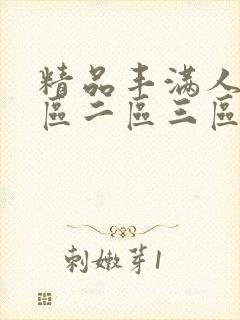 精品丰满人妻一区二区三区免封面