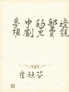 梦中的那边海电视剧免费观看