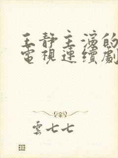 王静主演的所有电视连续剧