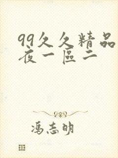 99久久精品午夜一区二封面