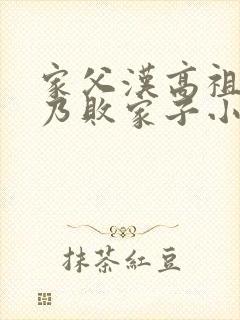 家父汉高祖,吾乃败家子小说免费阅