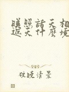 映照诸天相当于遮天什么境界