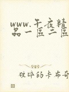 www.午夜精品一区二区三区
