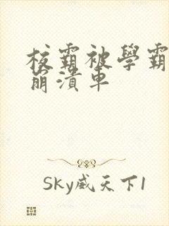 校霸被学霸玩到崩溃车封面