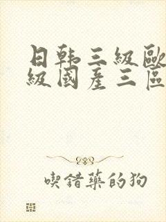 日韩三级欧美一级国产三区