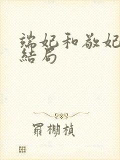 端妃和敬妃最后结局封面