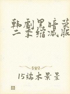 韩剧黑暗荣耀第二季缩减版