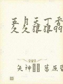 五月天丁香婷婷久久狠狠99