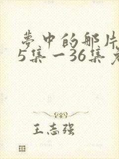 梦中的那片海35集一36集免费观看