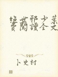 绝世邪少叶潇免费阅读全文