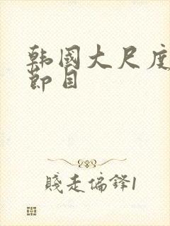 韩国大尺度综艺节目