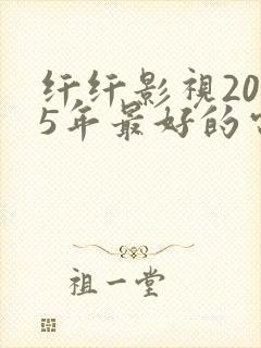 纤纤影视2025年最好的电视剧