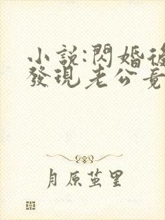 小说:闪婚后,发现老公竟是千亿大佬