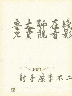 鲁大师在线播放免费观看影视大全