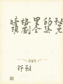 暗格里的秘密电视剧全集免费