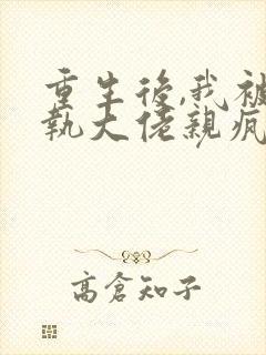 重生后,我被偏执大佬亲疯了