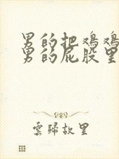 男的把鸡鸡插入男的屁股里