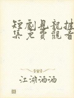 短剧见龙披甲全集免费观看