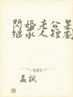 闪婚老公是豪门继承人短剧