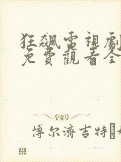 狂飙电视剧在线免费观看全集