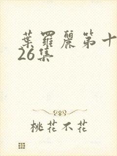 叶罗丽第十一季26集