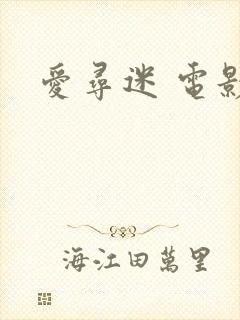 爱寻迷 电影