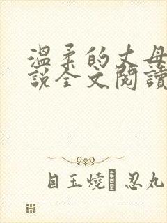 温柔的丈母娘小说全文阅读封面