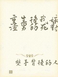 重生后我嫁给了渣男的死对头在线版封面