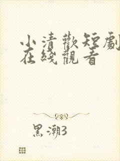 小清欢短剧全集在线观看封面