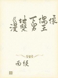 《地下偶像》动漫双男主封面