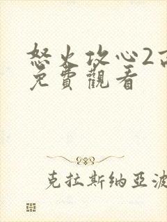 怒火攻心2高清免费观看