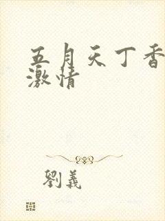 五月天丁香婷婷激情封面