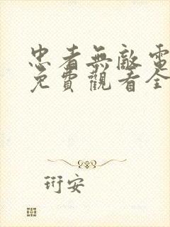 忠者无敌电视剧免费观看全集