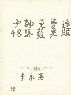 少帅免费连续剧48集蓝光版