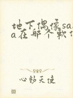 地下偶像sana在哪个软件看