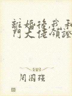 离婚后,我和豪门大佬领证了小说免费讲述封面