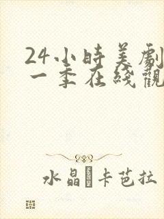 24小时美剧第一季在线观看免费高清