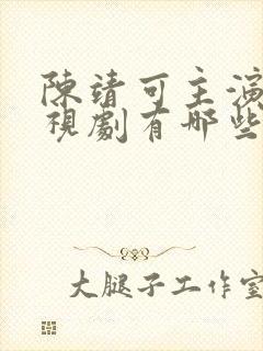 陈靖可主演的电视剧有哪些