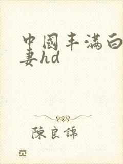 中国丰满白嫩人妻hd