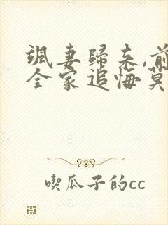 飒妻归来,前夫全家追悔莫及短剧大结局