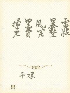 扫黑风暴电视剧免费完整版2021