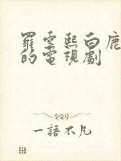 罗云熙白鹿合作的电视剧