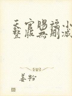 天官赐福小说完整版无删减txt