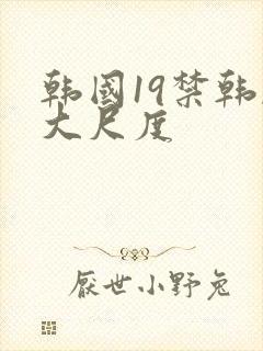 韩国19禁韩剧大尺度封面