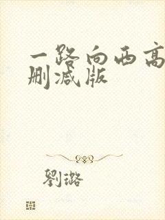 一路向西高清未删减版