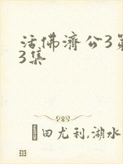 活佛济公3第93集