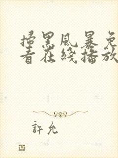 扫黑风暴免费观看在线播放