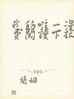 我的唯一漫画免费阅读下拉式