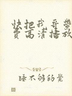 快把我哥带走免费高清播放电视剧