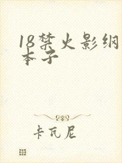 18禁火影纲手本子封面